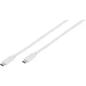 VIVANCO USB kabel tipa C dužine 1m 45293 bijeli CC 31 CC 10 EM tipa C <-> tipa C utikac USB 3.1