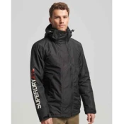 Superdry Prehodna jakna Yachter  oranžno rdeča / črna / bela