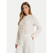 French Connection Pletena jopica 78ZCE Écru Regular Fit