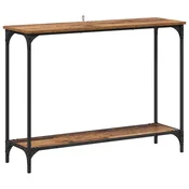 Vidaxl Konzolna miza Star les 101 x 30.5 x 75 cm Konstruiran les