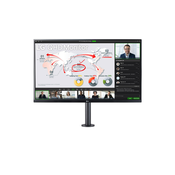 Monitor LG 80 cm (31,5) 32QP880N-B.AEU 2560x1440 75Hz IPS 5ms 2xHDMI DisplayPort USB-C 96W 2xUSB3.2 Pivot Zvočniki 2x5W  sRGB99% FreeSync KVM HDR10 črna