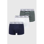 Set of three boxer shorts in green, blue and white Pepe Jeans - Mens