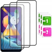 shumee 3x kaljeno steklo za celoten zaslon za Samsung A11/M11 5D