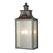 Elstead Lighting Elstead Balmoral Zunanja stenska svetilka s 3 lučmi, stara bronasta, IP44, E14, (22099869)