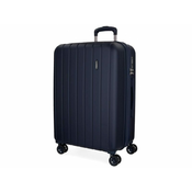 Jada Toys MOVOM Wood Navy Blue, Potovalni kovček, 75x52x32cm, 109L, 5319364 (velik iztek)