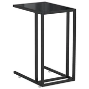 Vidaxl Računalniška stranska mizica 50x35x65 cm steklo