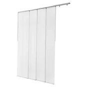 VEVOR Panelne zavesa 218x243x7 cm bela