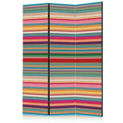 artgeist Paravan Subdued Stripes, 3-Delni, Dvostranski