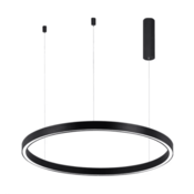 Braytron LED visilica BRY-LINA-PD-2540-OKRUGLA-CRNA-45W-3U1