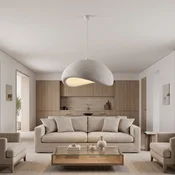 Opviq luster VEGAS-60-9016, 1 × E27, beli