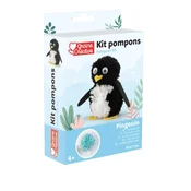 GRAINE CREATIVE Kreativni pompom set Pingvin