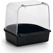 beeztees Plastično kopališče za ptice, 13 x 13 x 13 cm - Črna