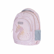 Školski ruksak Astra Head - Ružičasto zlato, 2 pretinca, 20 l