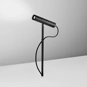 Egger Licht Egger DLS reflektor s talno konico Višina palice 70 cm črna 3.000 K - Sodobni - Aluminij