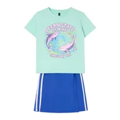 Trendyol Komplet modra / meta / pastelno lila / bela
