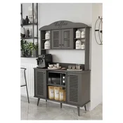 Hanah Home ormar za kafe kutak Avior 120, 120 cm, sivi