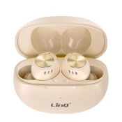 LINQ LinQ, Brezžične slušalke Bluetooth z vgrajenim mikrofonom, Bež, (5000019236)