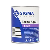 AKRILNI PREMAZ ZA LES IN KOVINO SIGMA TORNO AQUA SATIN 1l BEL | Topdom