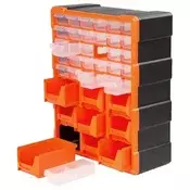 shumee Plastični organizator za delavnico, 30 predalov, 9 pladnjev, 47 x 38,5 cm