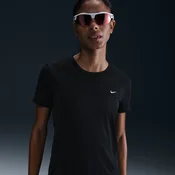 Nike Tempo Womens Dri-FIT Short-Sleeve Running Top - Black - Polyester - 50% Recycled Polyester