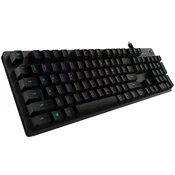 LOGITECH G512 Corded LIGHTSYNC Mechanical Gaming Keyboard - CARBON - US INTL - USB - LINEAR