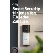 Ring Ring Battery Video Doorbell 2K (najnovejša gen.) - Akumulatorska video domofon, 6x zoom, E