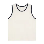 Bershka Majica črna / volneno bela