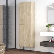 Hanah Home Višenamenski ormar Berlin A, 60 x200 x35 cm, Smedi