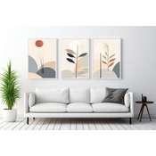 WALLXPERT Dekorativna uramljena MDF slika (3 komada) Mp3 00110 21 x 30