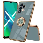 Overboard Ovitek za Samsung Galaxy A13 4G, Electro Ring, siv