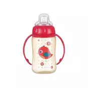 CANPOL BABY FLASICA/SOLJA SA KLJUNOM I RUCKAMA 56/512 HAPPY ANIMALS - TRAINING 320ML - BIRD