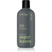 Attitude Gel za prhanje za moške Super Leaves Matcha & Bergamot (gel za prhanje) 415 ml