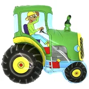 BP Balon iz folije - Traktor, zelen