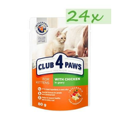 CLUB 4 PAWS KITTENS GRAVY 80G