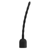 Rimba Electro Play E-Stim Urethral Dilator Bi-Polar Large Black