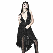 Spalna ženska oblekca DEVIL FASHION - Feral Love Gothic Mesh Lingerie - Črna - ETT014S01