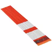 VEVOR Oznake za dovoz 122x0635 cm oranžne barve
