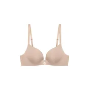 GOD SAVE QUEENS Nedrček Second Skin Teardrop Push-Up Bra nude