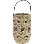 ProGarden Keramična svetilka 23 cm z ročajem, rjava