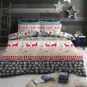 Flanelasta posteljnina CHRISTMAS TIME barvna Dimenzije posteljnine: 70 x 90 cm | 140 x 220 cm