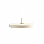 Bela LED viseča svetilka s kovinskim senčnikom o 31 cm Asteria Mini – UMAGE