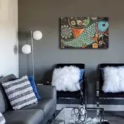 Wallity Dekorativna slika na platnu, 45x70cm, Šarena
