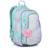 Šolski nahrbtnik Mavrična zebra Topgal LYNN 25007