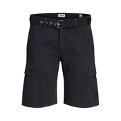 JACK & JONES Kargo hlače JPSTCOLE HUDSON  črna