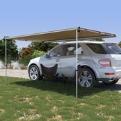 vidaXL Tenda za avtodom in počitniško prikolico 4x2x2,15 m bež