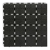 Vrtne pločice EASY SQUARE crne 40x40cm