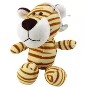 Plišana igračka Tigar s vakuumskom čašicom krem ??boje 23 x 12 cm