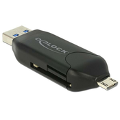 DeLOCK 91734 USB/Micro-USB Black card reader