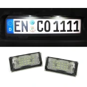 Mstyling LED osvetlitev registrske tablice z ohišjem BMW 3 E46 Coupe Cabrio 03-06