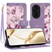 Etui Techsuit FlipCraft za Honor 200 Pro - mysterious purple